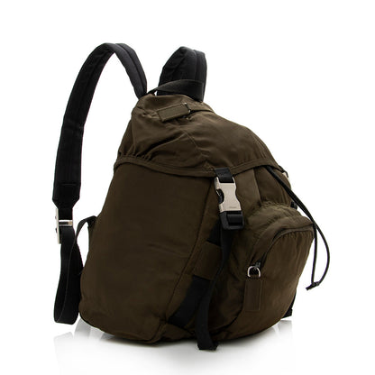 Prada Vintage Tessuto Buckle Small Backpack (SHF-14289)
