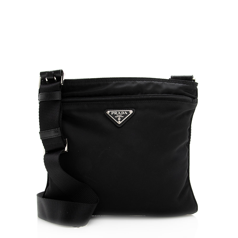 Prada Vintage Tessuto Mini Messenger Bag (SHF-20111)
