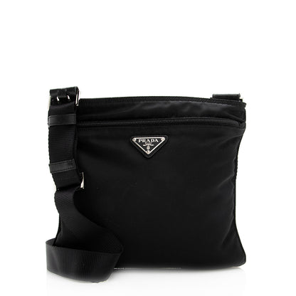 Prada Vintage Tessuto Mini Messenger Bag (SHF-20111)