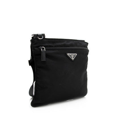 Prada Vintage Tessuto Mini Messenger Bag (SHF-20111)