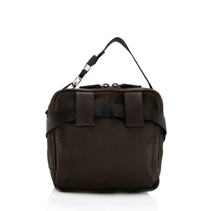 Prada Vintage Tessuto Square Belt Bag (SHF-18233)