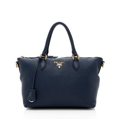 Prada Vitello Convertible Phenix Satchel (SHF-18633)