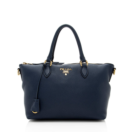 Prada Vitello Convertible Phenix Satchel (SHF-18633)