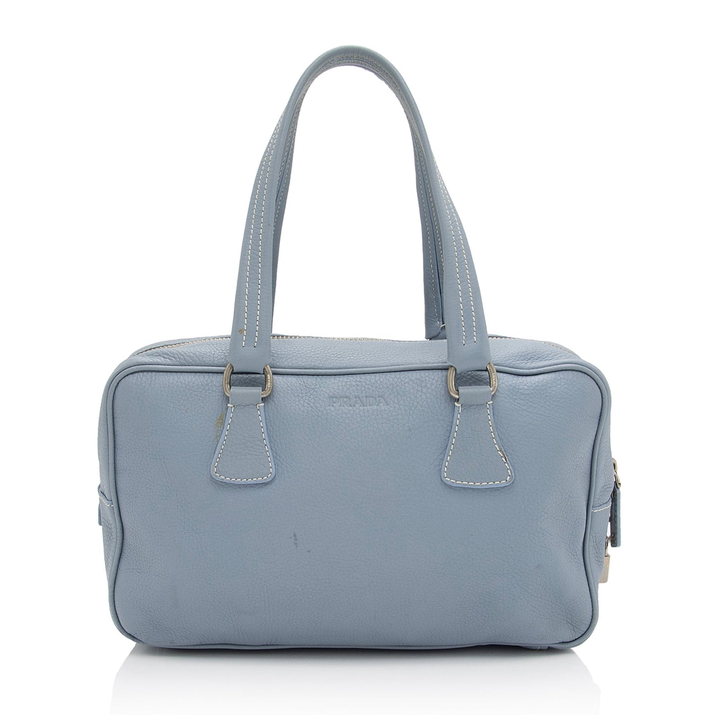 Prada Vitello Daino Bauletto Satchel (SHF-xvbnfM)