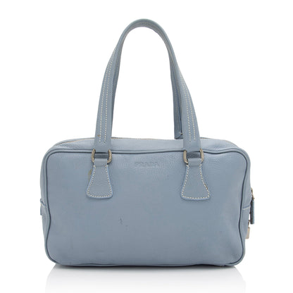 Prada Vitello Daino Bauletto Satchel (SHF-xvbnfM)