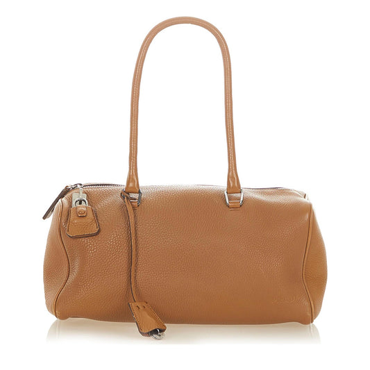 Prada Vitello Daino Boston Bag (SHG-19149)