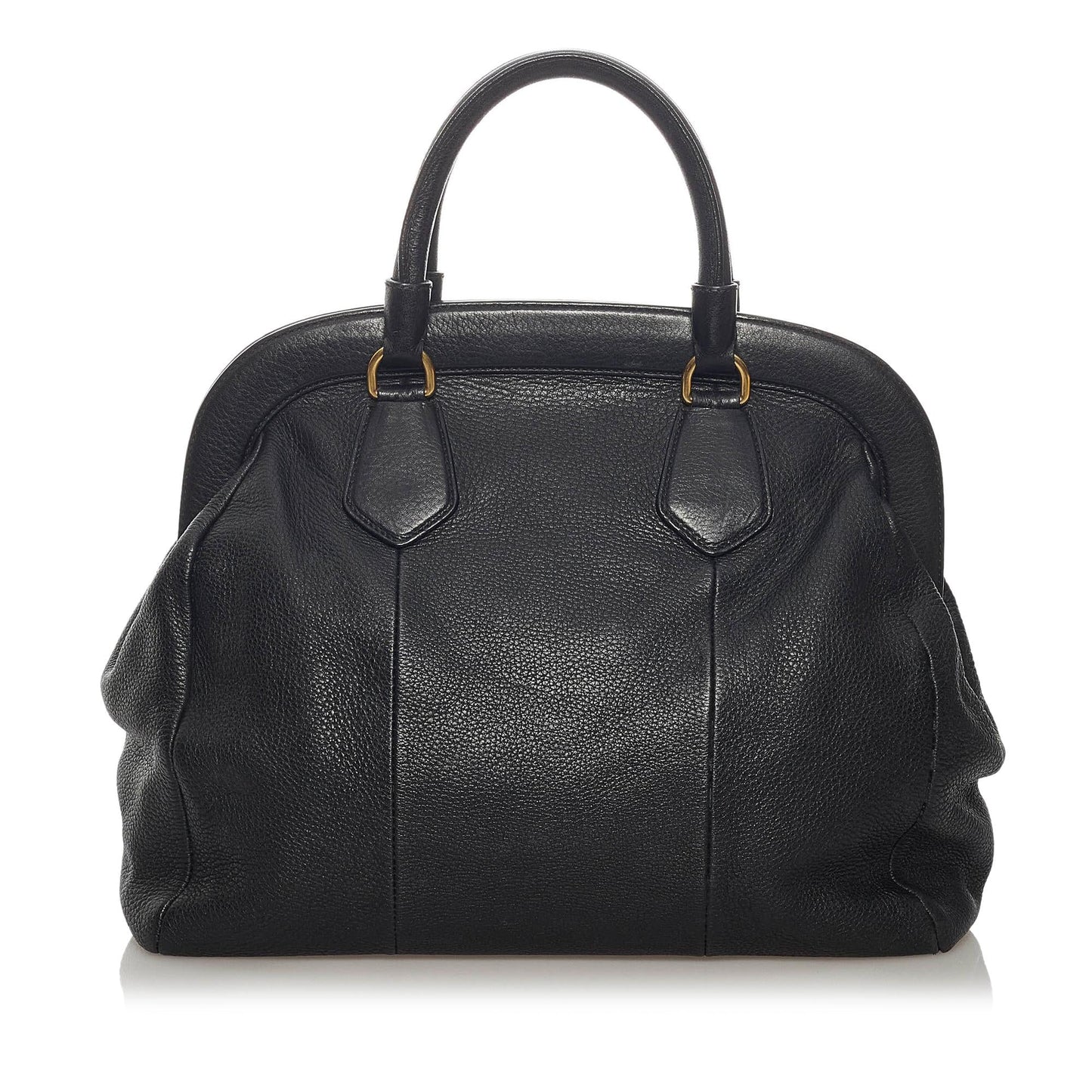 Prada Vitello Daino Frame Tote Bag (SHG-29025)