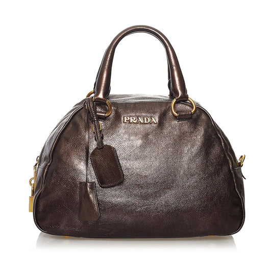 Prada Vitello Daino Handbag (SHG-32952)