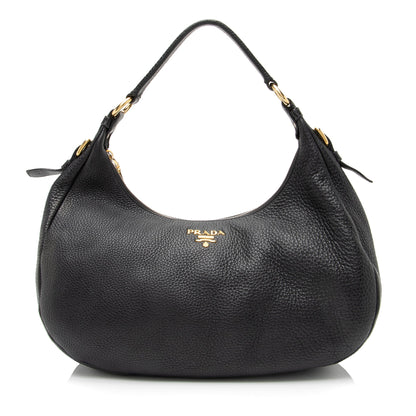 Prada Vitello Daino Hobo (SHF-23377)