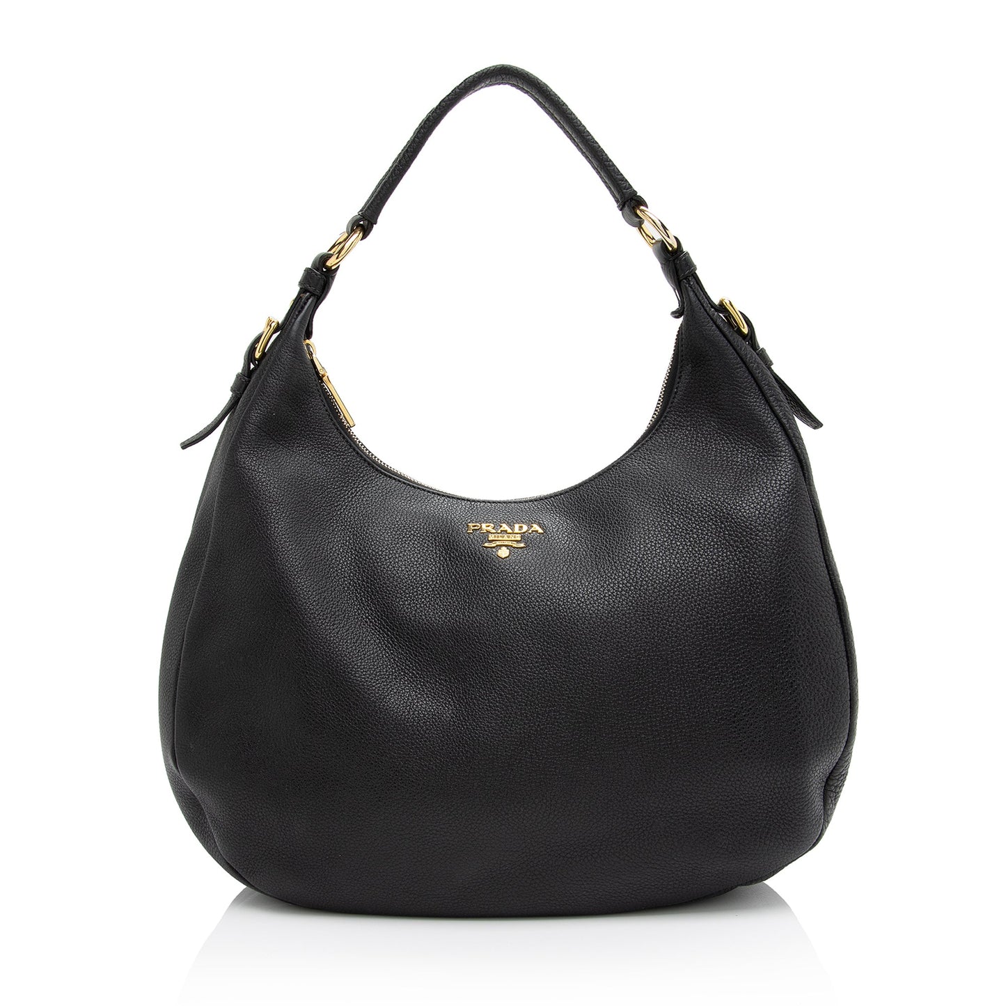 Prada Vitello Daino Hobo (SHF-8TqpVF)