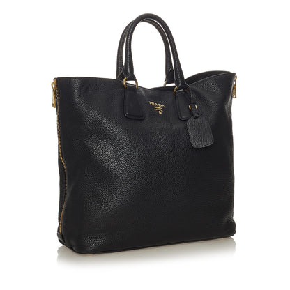 Prada Vitello Daino Leather Satchel (SHG-28035)