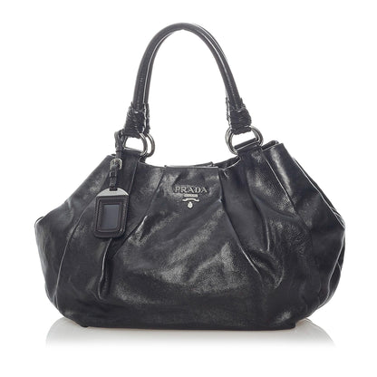 Prada Vitello Daino Leather Tote Bag (SHG-32029)