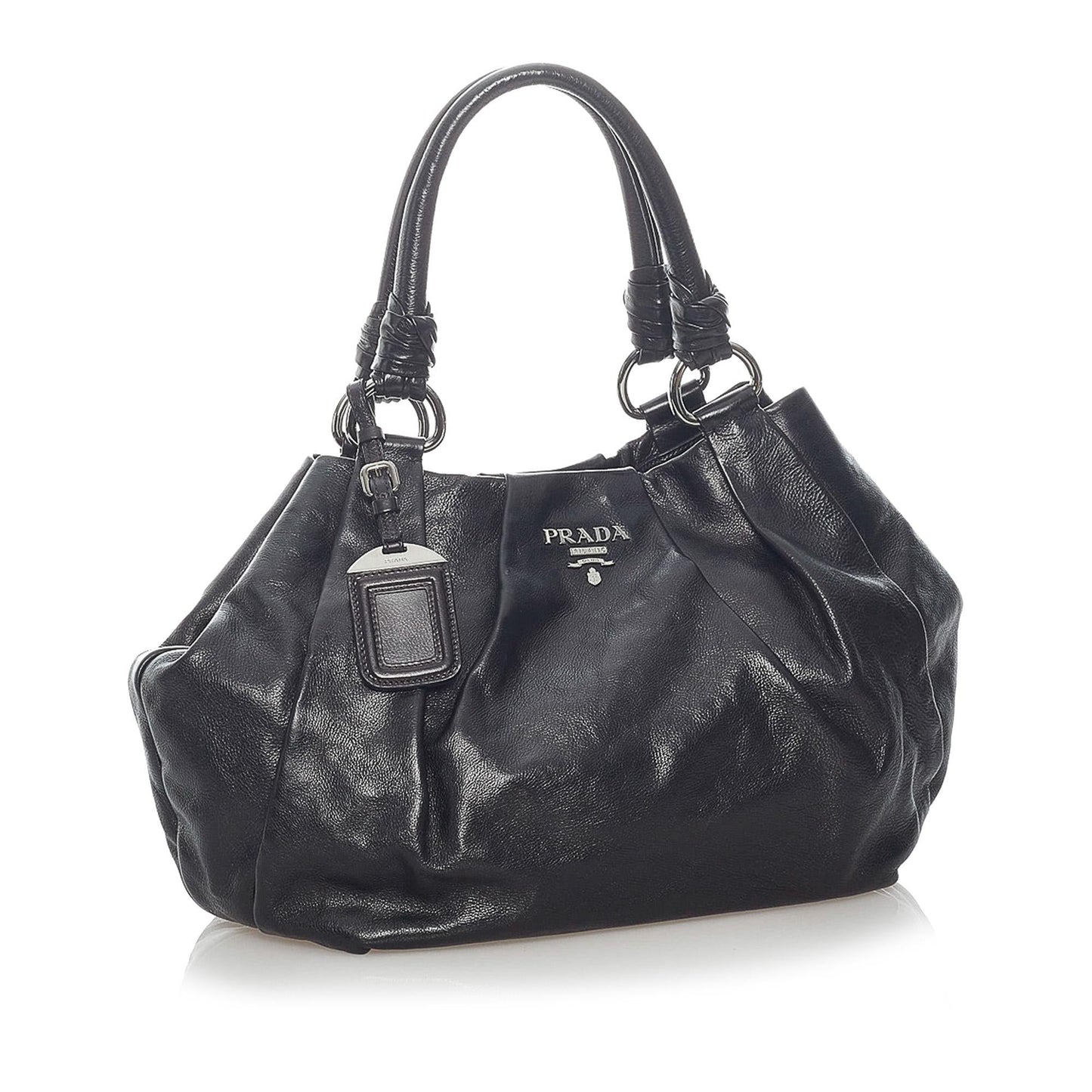 Prada Vitello Daino Leather Tote Bag (SHG-32029)