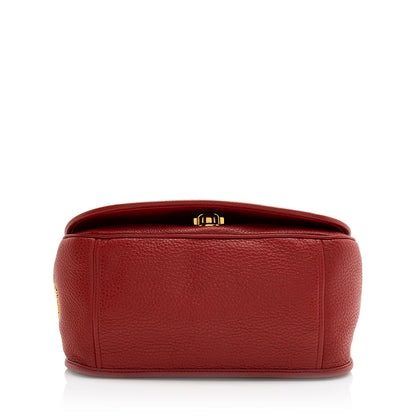 Prada Vitello Daino Logo Messenger Bag (SHF-20604)