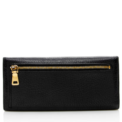Prada Vitello Daino Long Wallet (SHF-16002)