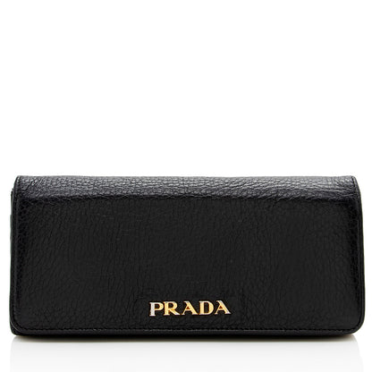 Prada Vitello Daino Long Wallet (SHF-16002)