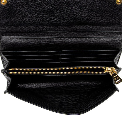 Prada Vitello Daino Long Wallet (SHF-16002)