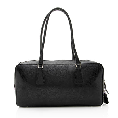 Prada Vitello Daino Medium Bauletto Satchel (SHF-22809)