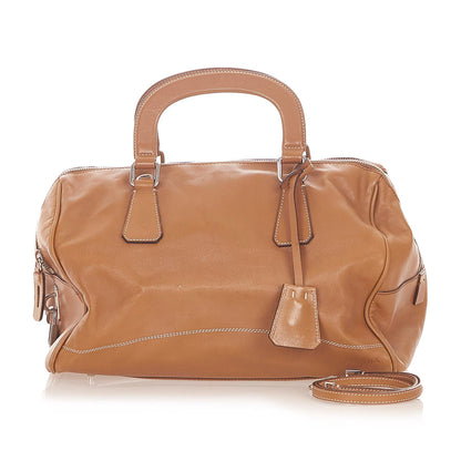 Prada Vitello Daino Satchel (SHG-19624)