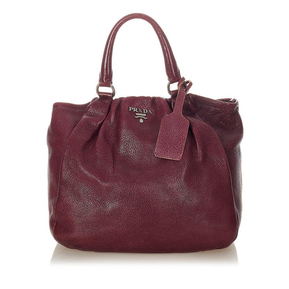 Prada Vitello Daino Satchel (SHG-23323)