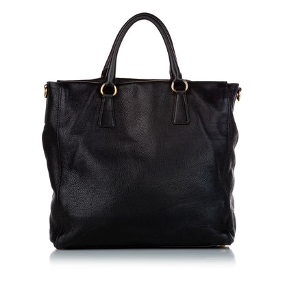 Prada Vitello Daino Satchel (SHG-26973)