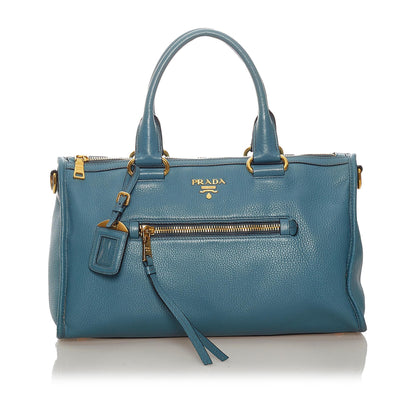 Prada Vitello Daino Satchel (SHG-27312)