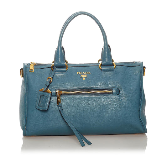 Prada Vitello Daino Satchel (SHG-27312)