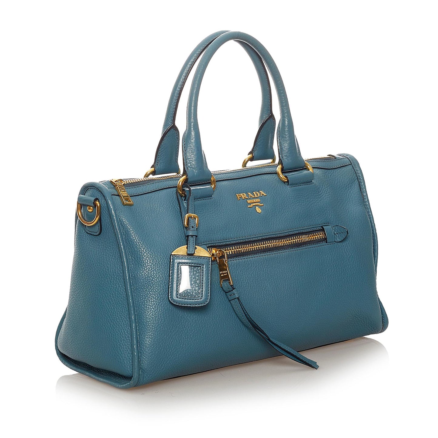 Prada Vitello Daino Satchel (SHG-27312)