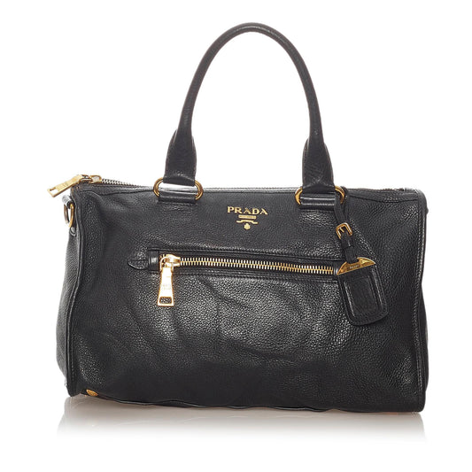 Prada Vitello Daino Satchel (SHG-28038)