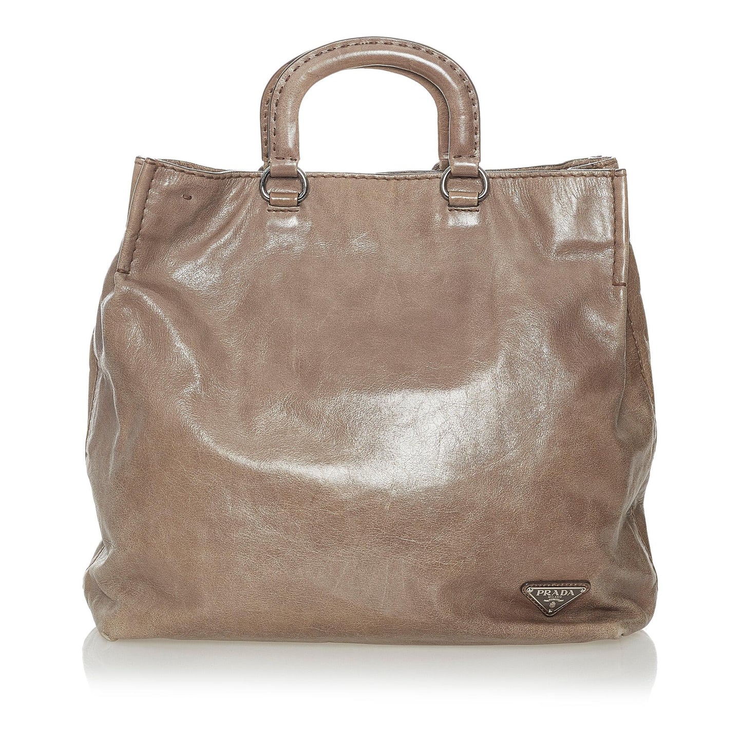 Prada Vitello Daino Satchel (SHG-28079)