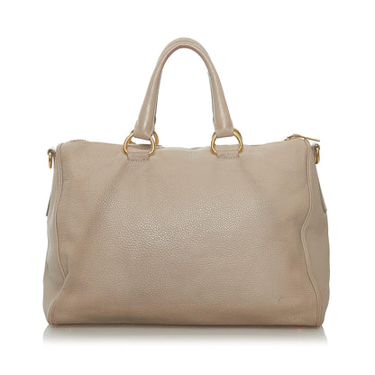 Prada Vitello Daino Satchel (SHG-28508)