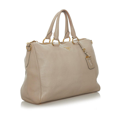 Prada Vitello Daino Satchel (SHG-28508)