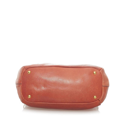 Prada Vitello Daino Satchel (SHG-33336)