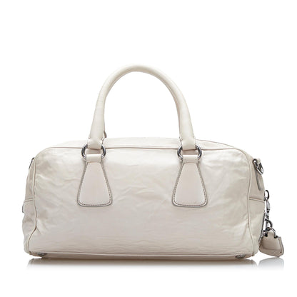 Prada Vitello Daino Satchel (SHG-E9BlyJ)