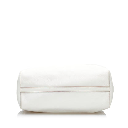 Prada Vitello Daino Satchel (SHG-z4gzJ3)
