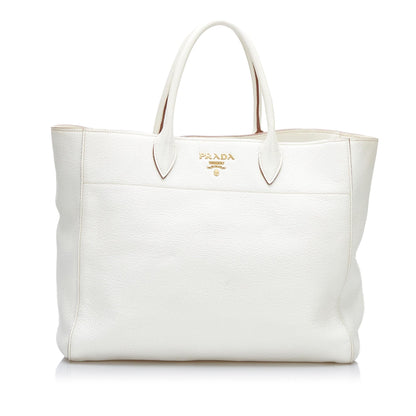 Prada Vitello Daino Satchel (SHG-z4gzJ3)