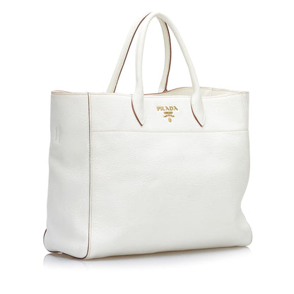Prada Vitello Daino Satchel (SHG-z4gzJ3)