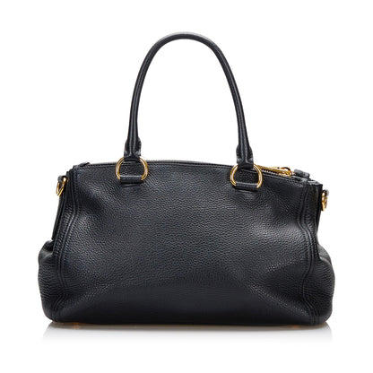 Prada Vitello Daino Satchel (SHG-F3CFdG)