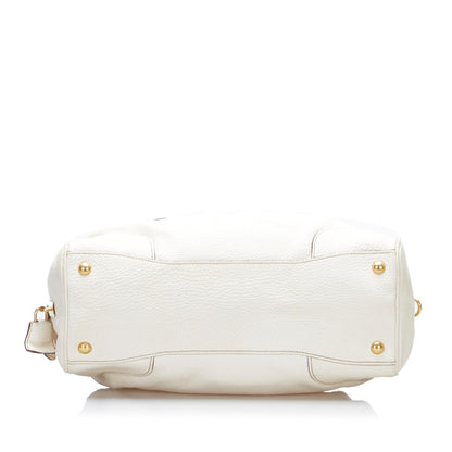 Prada Vitello Daino Satchel (SHG-Px67Ef)