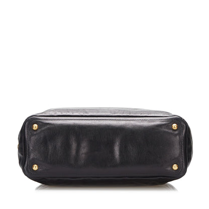 Prada Vitello Daino Satchel (SHG-0Oo1Ax)