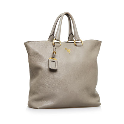 Prada Vitello Daino Satchel (SHG-RYY7kq)