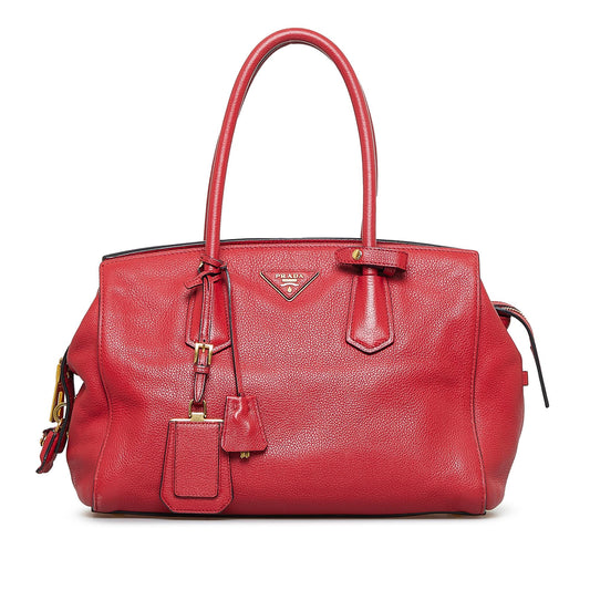 Prada Vitello Daino Satchel (SHG-M4EaA8)