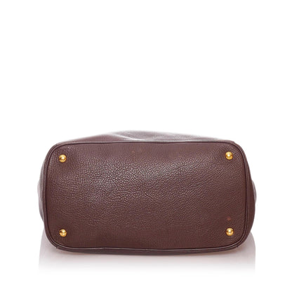 Prada Vitello Daino Shopper Tote Bag (SHG-29190)