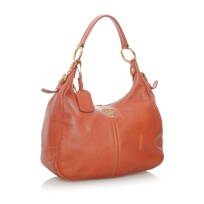 Prada Vitello Daino Shoulder Bag (SHG-30578)
