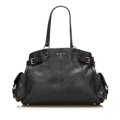 Prada Vitello Daino Shoulder Bag (SHG-35600)