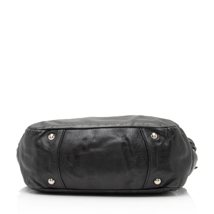 Prada Vitello Daino Side Pocket Hobo (SHF-Xeib8x)