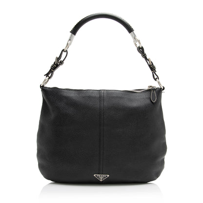 Prada Vitello Daino Small Hobo (SHF-23775)
