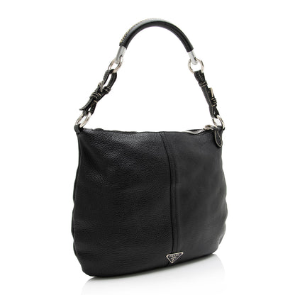 Prada Vitello Daino Small Hobo (SHF-23775)