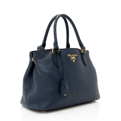 Prada Vitello Daino Small Tote (SHF-21570)