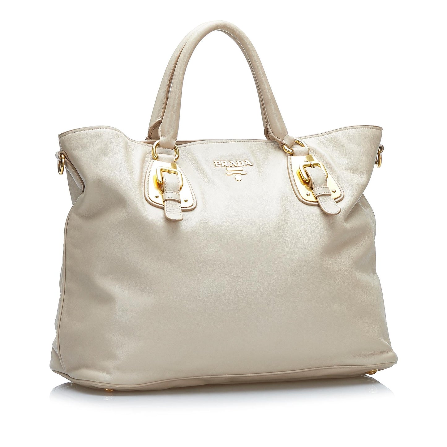 Prada Vitello Daino Soft Calf Satchel (SHG-oOkF0T)